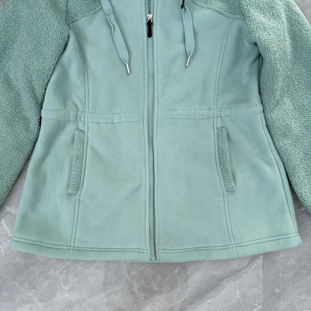 Women's Koolaburra by UGG Hooded Sherpa Fleece Zipper Jacket Size Medium - Picture 7 of 16